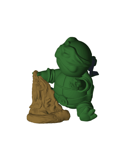 Ninja Squirtle - Donny 3d model