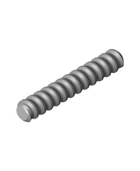 40 mm, Small Thread, Rod 3d model