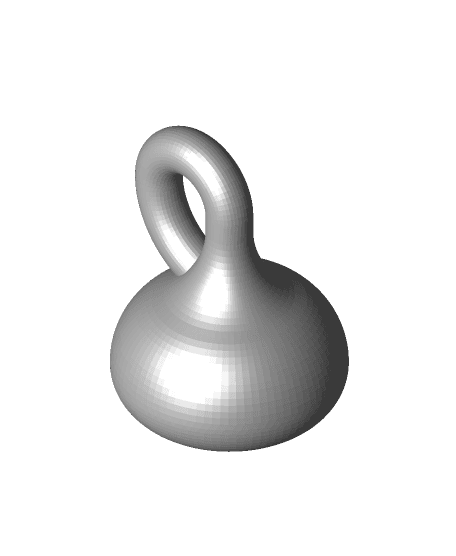 Klein bottle 3d model