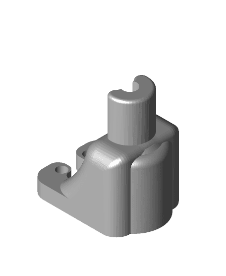 bowden tube holder A5  3d model