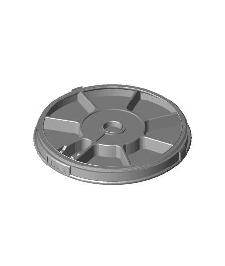 Pill Box V5 - Large Apertures - Days Only 3d model