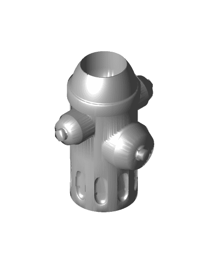 Fire Hydrant Planter 3d model