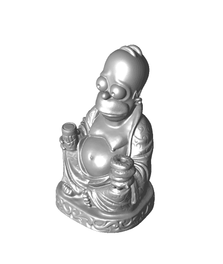 Homer Simpson | The Original Pop-Culture Buddha 3d model