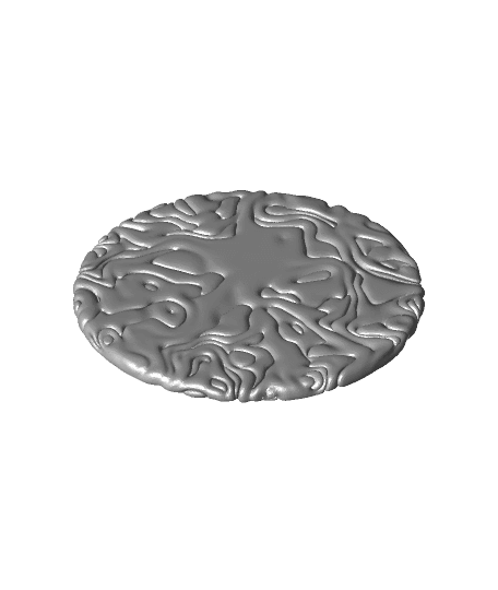 Strawberry Swirl Coasters 3d model