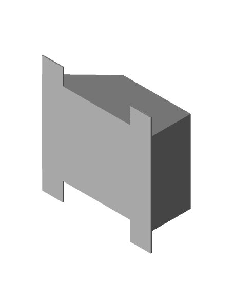 Wall mounted container  3d model