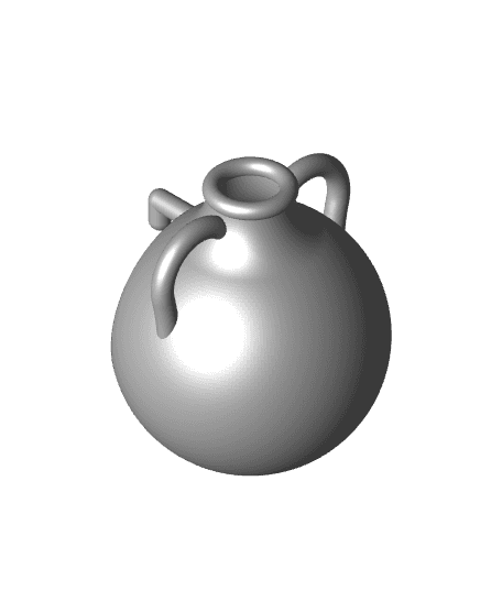 Mini Double Handed Ikea Skadis Pegboard Vase 3d model