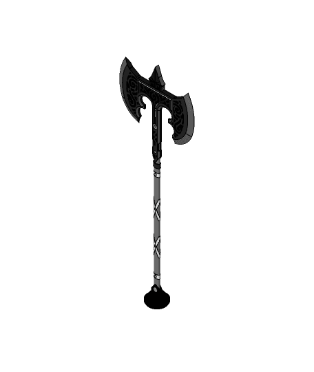 Viking Double Sided Axe 3d model