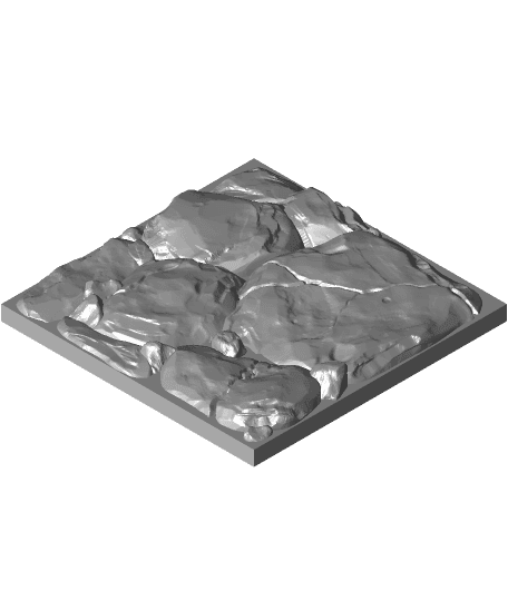 Mine & Cave Tiles Set 3d model