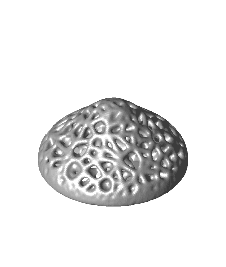 Dual Colour Modular Mushroom Caps (Stochastic) 3d model