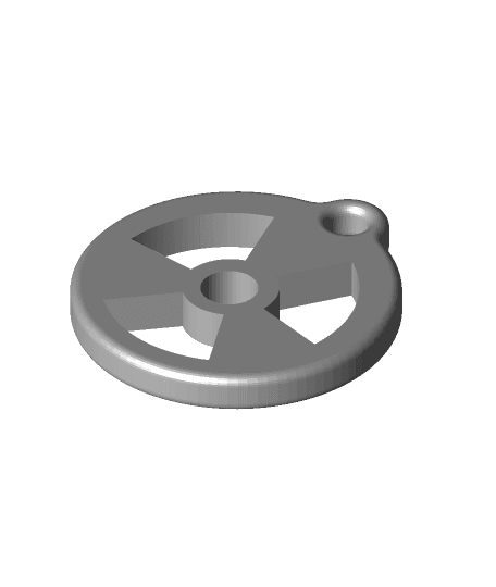 Nuke Keychain 3d model