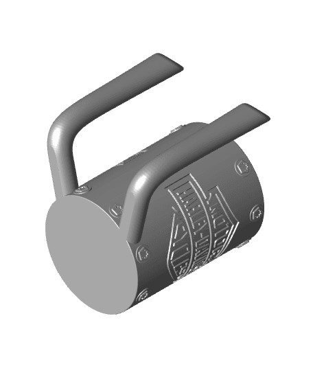 Harley Davidson Beer Can Holder  3d model