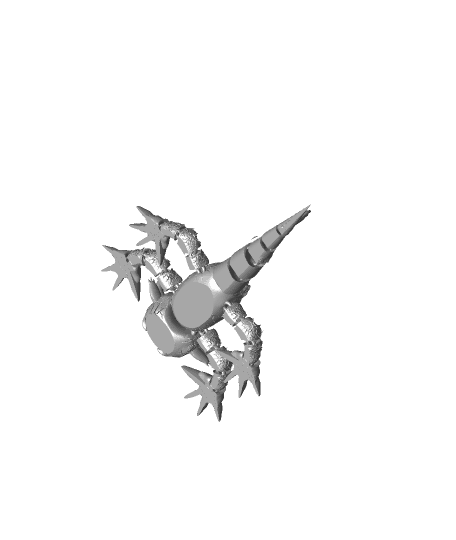 Articulated Hodag (V1) 3d model