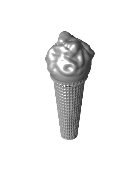 Giant Ice cream cone  3d model