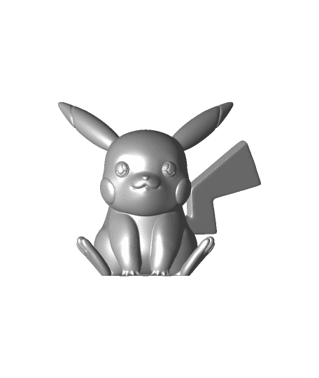 Pikachu - Pokemon - Fan Art 3d model