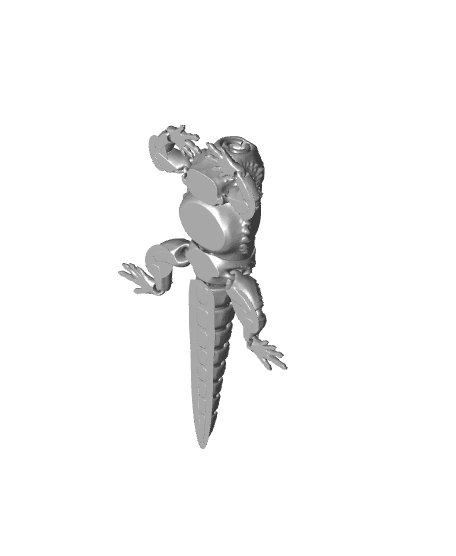 Bearded Dragon - Articulated Figure 3d model