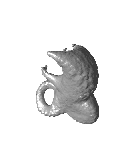 eight-shaped tailed two headed pangolin and Re-edit 3d model