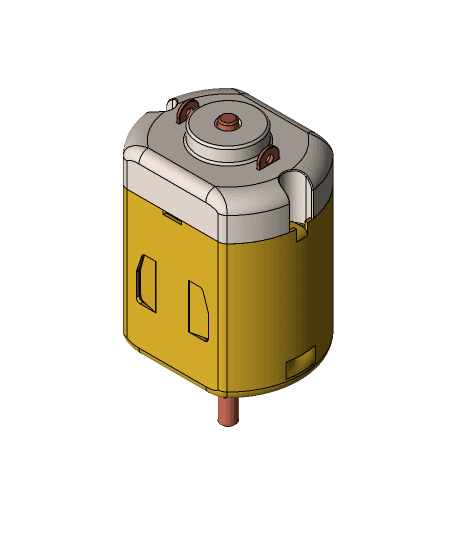 DC Motor 3d model