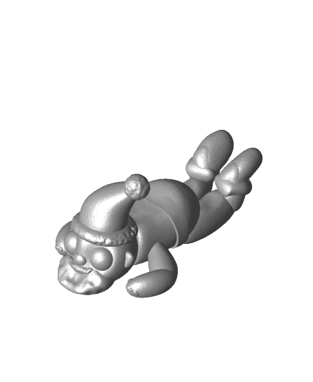 Flexi Fallen Santa 3d model