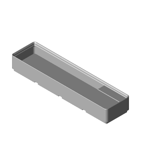 Divider Box 4x1x3 1-Compartment.stl 3d model