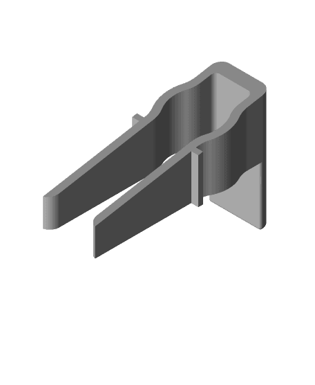 Brewing siphon pump clamp 3d model