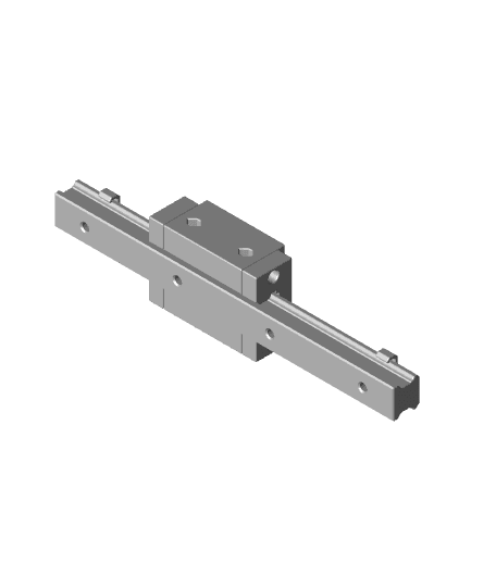 Double Row Linear Ball Bearing 3d model