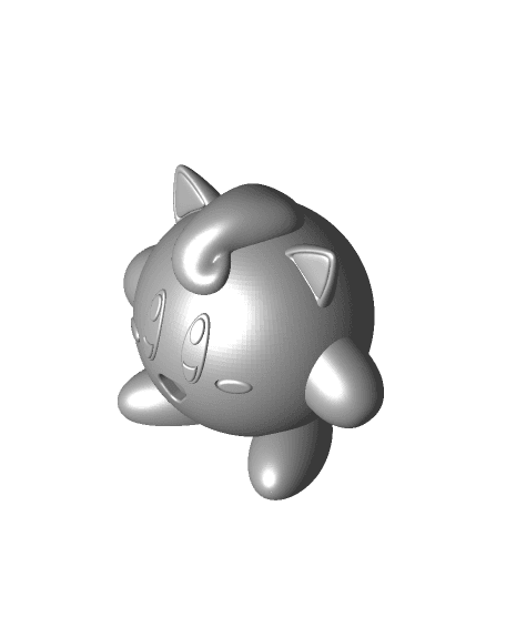 jigglypuff kirby  3d model