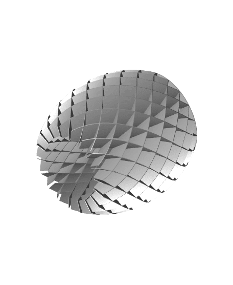 Lattice geometric lampshade 3d model