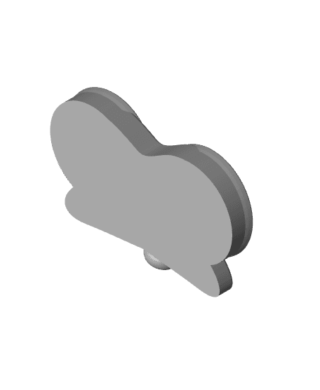 Squidward Glasses Tray 3d model