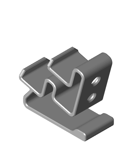 Dual Controller Holder, Modern 3d model