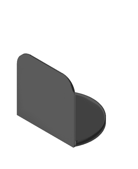 Small Wall-Mounted Platform 3d model