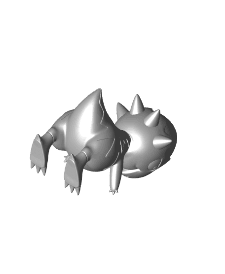 Pokemon Cranidos #408 - Optimized for 3D Printing 3d model