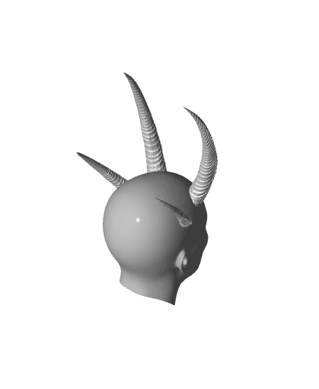 FANTASY MIZORA HORNS SET BALDURS GATE 3 3d model