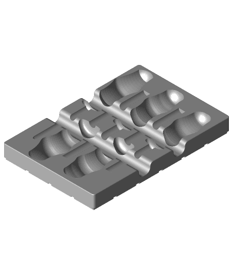 Gridfinity Wera Screwdriver Holder 3d model