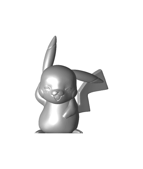 Pikachu - Pokemon - Fan Art 3d model