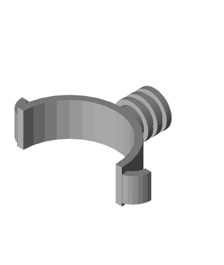 Handlebar Mirror Support 3d model