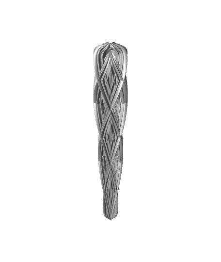 Christmas Icicle Ornaments (2) 3d model