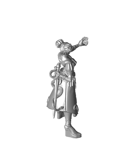 Rose Familar Seller - Elemental Familars - PRESUPPORTED - Illustrated and Stats - 32mm scale			 3d model