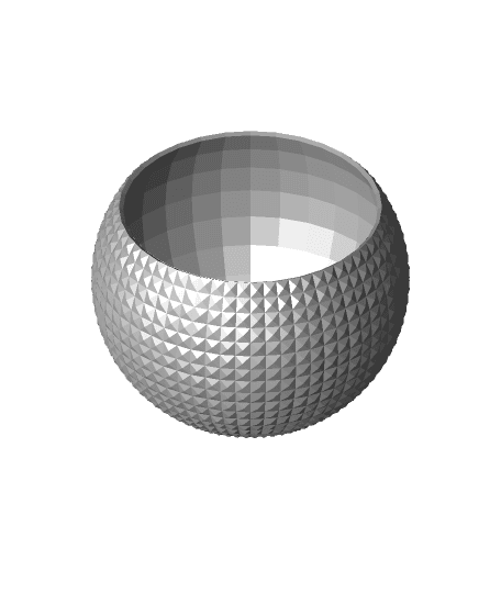 Textured Planter Series 3d model