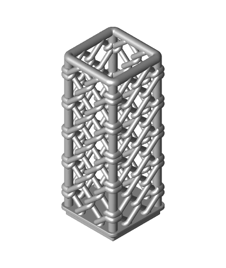 Chain Link Gridfinity Bin 100mm 3d model