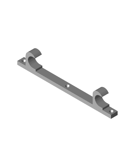 Kayak Paddle Rack 3d model