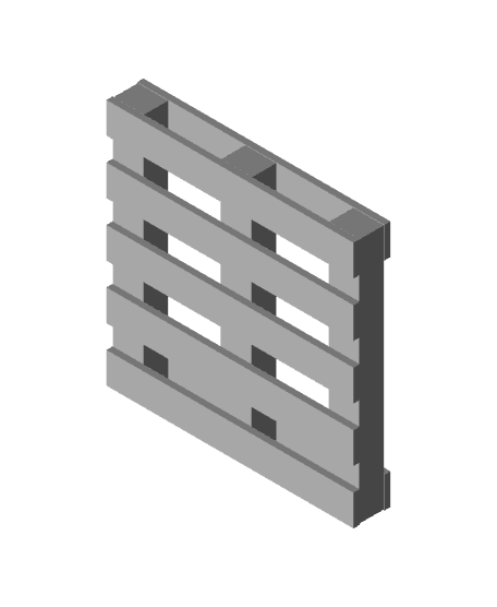 Mini Wood Pallet 3d model