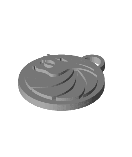 Seven Lions Logo Keychains  3d model