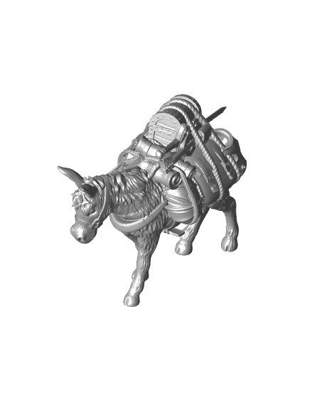 Pack mule 3d model