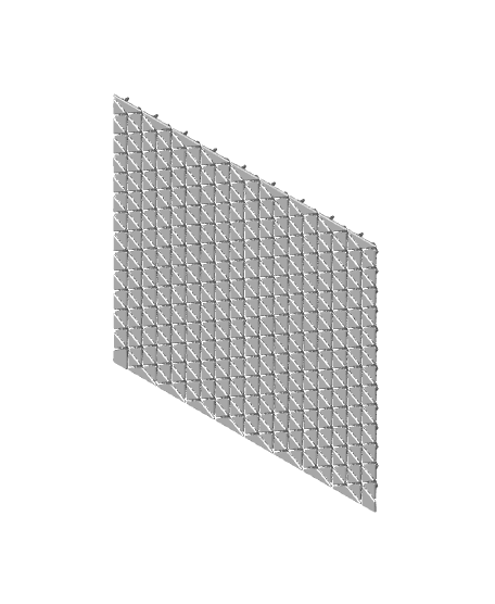 Triangle Mesh Fabric 3d model