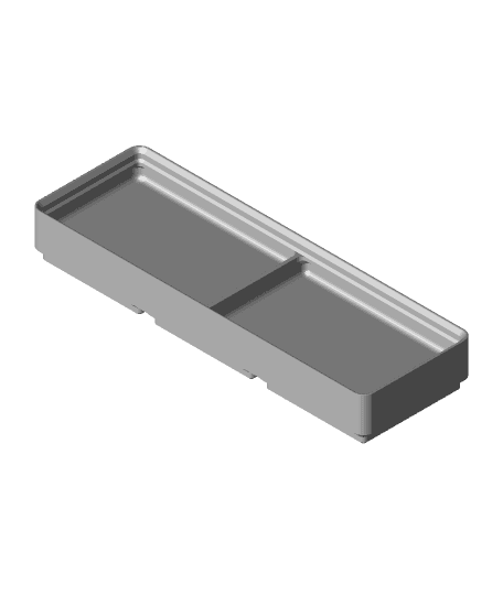 Divider Box 3x1x2 2-Compartment.stl 3d model