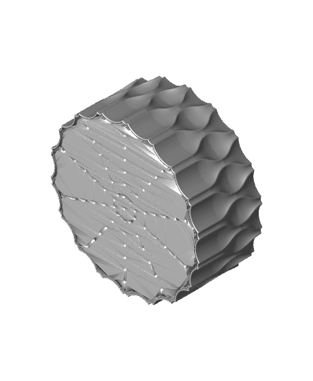 WAVE ALOE PLANTER 2 3d model