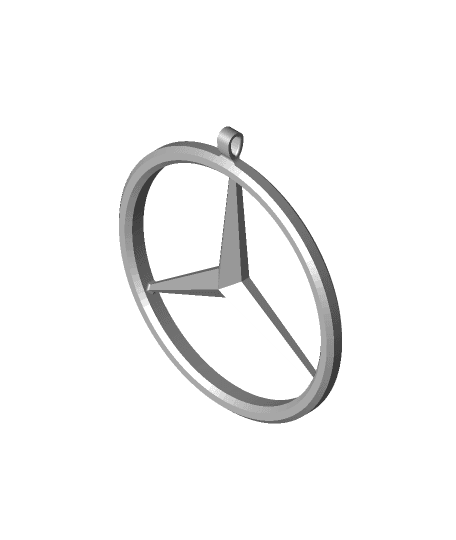 Mercedes Earrings V1 & V2 3d model