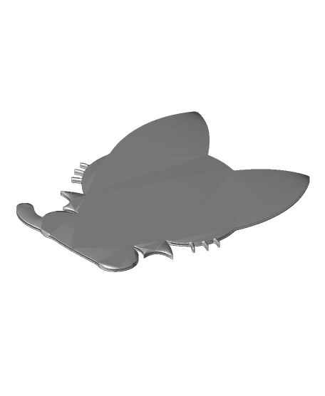 Hello Batty Fridge Magnet 3d model