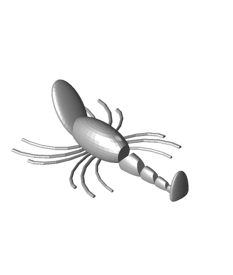 Hairy fish MKII.stl 3d model