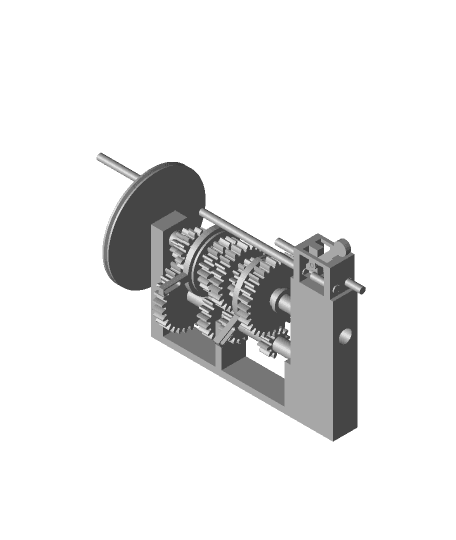 Functional 4 Speed Transmission Model NO HARDWARE REQUIRED 3d model